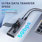 48W Powered USB Hub - Image 2