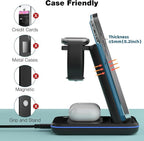 Wireless Charger for iPhone, Foldable 3 in 1 Fast Charging Station/Stand/Multi - Image 7