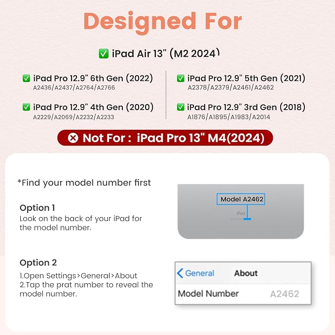 OYEEICE for iPad pro 12.9 case - Image 2