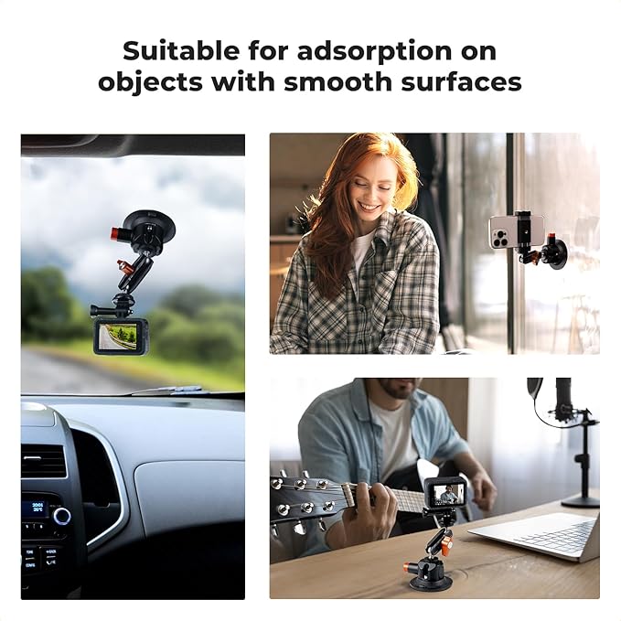 K&F Concept 3" Suction Cup Mount - Image 2