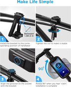 whale fall Quick Release Bike Frame Bag - Image 3