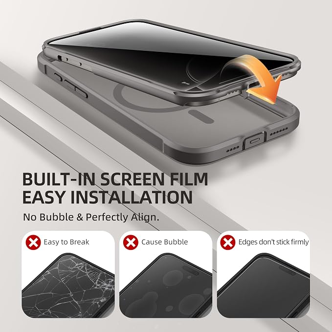 BERFY Magnetic for iPhone 16 Pro Case, Compatible - Image 6