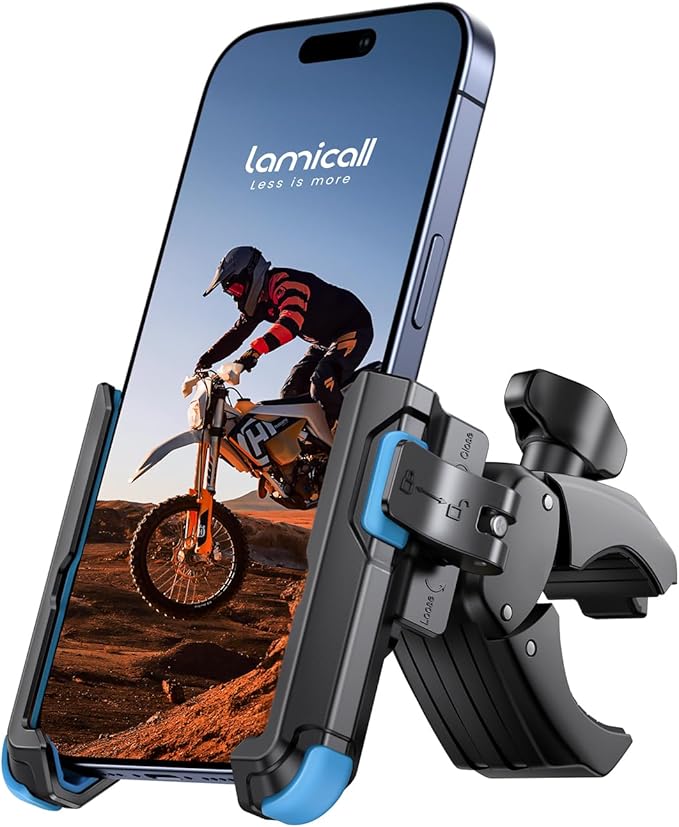 Lamicall Motorcycle Bike Phone Mount by Lamicall