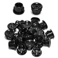 50 Pcs Cable Grommet, Snap Bushing 7/16" Mounting Diameter, Flexible by BOPOREAE