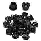 50 Pcs Cable Grommet, Snap Bushing 7/16" Mounting Diameter, Flexible by BOPOREAE