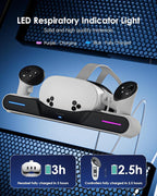 Charging Dock for Meta Quest 3/3S Charging Station Magnetic Charger for Meta - Image 6