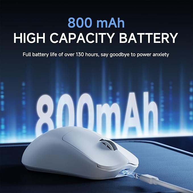 EWEADN X23Pro Wireless Gaming Mouse, 2.4G/BT5.0/USB-C Esports Gaming Mouse - Image 3