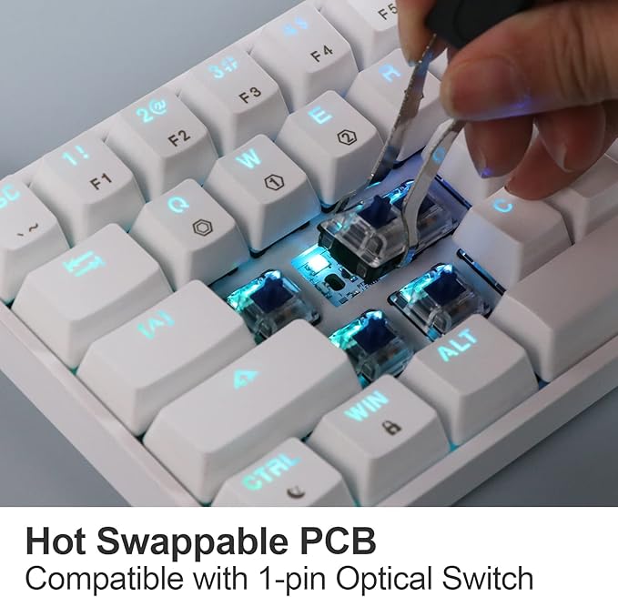 EPOMAKER SKYLOONG GK61 SK61 61 Keys Hot Swappable 60% Mechanical Keyboard - Image 3