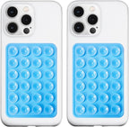 2 Pack Silicone Suction Phone Case Mount, Silicon Adhesive Phone Grip by LvShuLiangPin