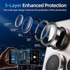 X-it Camera Lens Protector for Samsung S25 Ultra, 9H Tempered Glass, - Image 4