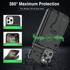GIN FOXI Battery Case for iPhone 16 Pro, Charging Case - Image 6