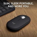 Logitech Pebble Mouse 2 M350s Slim Bluetooth Wireless Mouse, Lightweight - Image 2