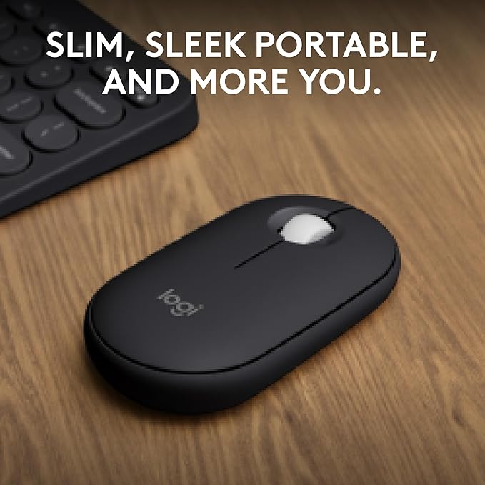 Logitech Pebble Mouse 2 M350s Slim Bluetooth Wireless Mouse, Lightweight - Image 2