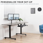 VIVO Height Adjustable Clamp and 12 inch Rail Set - Image 4