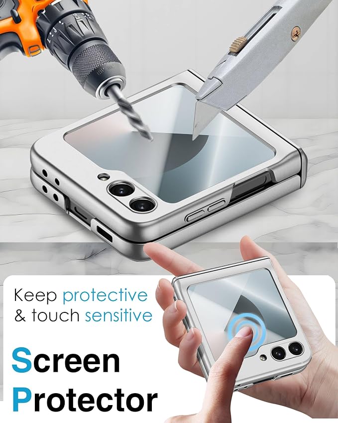STORMTAL for Samsung Galaxy Z Flip 6 Case/Z Flip 7 FE Case, Hinge Protection - Image 5