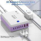 Type C Charger 240W, USB C Charger Block Fast Charging 8 Ports, PD 65W GaN III - Image 4