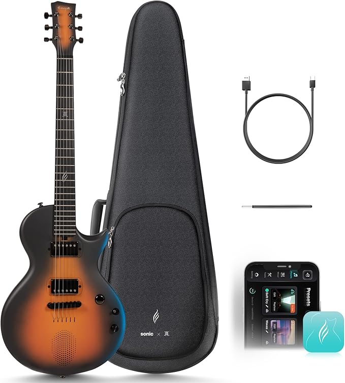 Enya Electric Guitar Jack Signature Sonic JT Smart Electric Carbon Fiber by ENYA