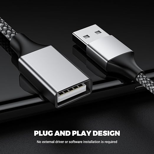 USB Y Splitter 3 in 1, USB A Male to 3 Female Cable - Image 3