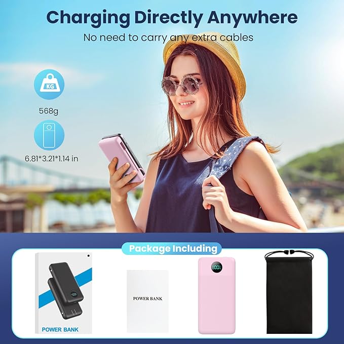 Portable Charger 33800mAh USB C Power Bank - Image 7