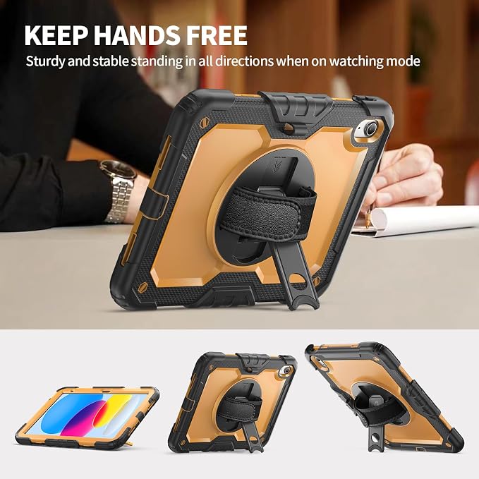 Ambison Case for iPad A16 11th/10th Generation 11"/10.9'' 2025/2022, Heavy Duty - Image 6