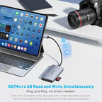 UANTIN USB C Docking Station Dual Monitor, 10-in-1 USB C to Dual HDMI Adapter - Image 7