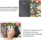 Mouse Pad, Floral Inspirational Quote Mousepad, Square Waterproof Pad Non-Slip - Image 3