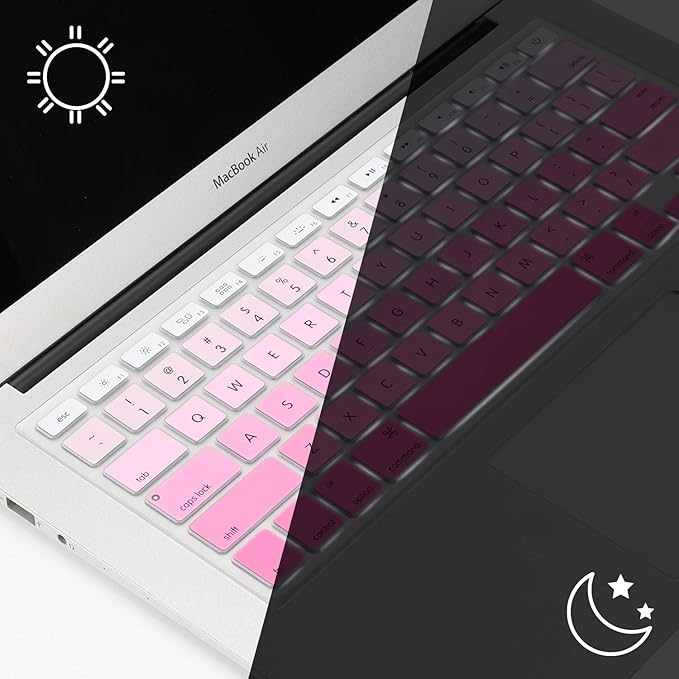 Allinside Pink Ombre Keyboard Cover Skin - Image 4