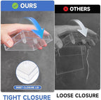 15-Pack Clear Plastic Cassette Tape Storage Cases - Image 2