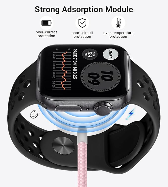 Temdan for Travel Vacation Essentials, 3 in 2 USB C Cable for Apple Watch - Image 5