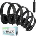 Classroom Headphones-Bulk 10-Pack, by Sonitum