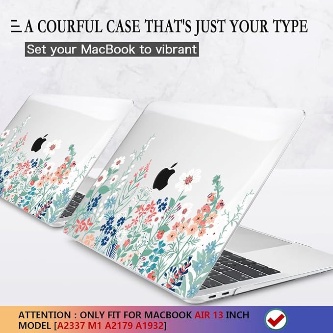 CISSOOK Compatible with MacBook Air 13 inch Case 2021 2020 2019 2018 Release - Image 3