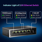 6 Port 2.5Gb Unmanaged Ethernet Switch - Image 4