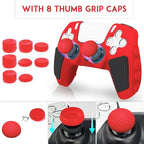 SIKEMAY Anti-Slip PS5 Controller Skin, Soft Thicken Non-Slip Studded Silicone - Image 7