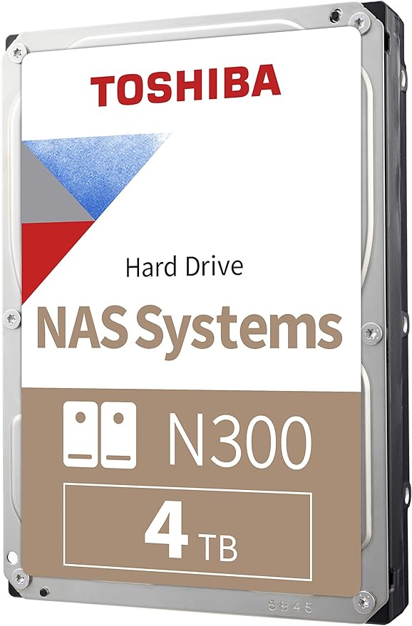 Toshiba N300 4TB NAS 3.5-Inch Internal Hard Drive by Toshiba