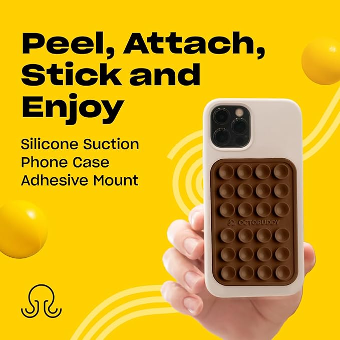Classic MAX - Silicone Suction Phone Case Adhesive Mount - Hands-Free, Strong - Image 2
