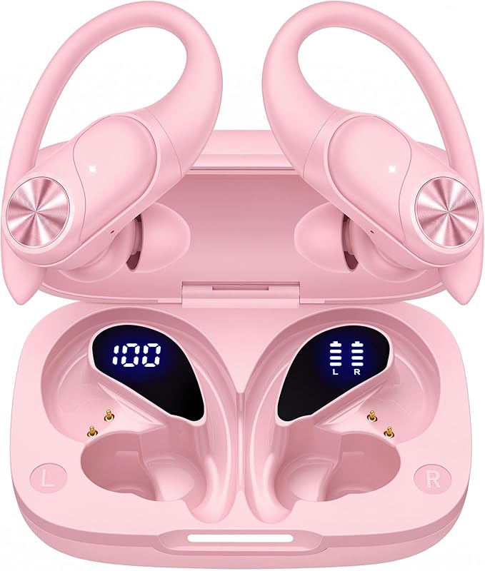 PocBuds Bluetooth Headphones Wireless Earbuds 80hrs Playtime Wireless Charging by PocBuds
