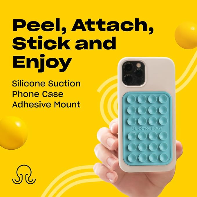Classic MAX - Silicone Suction Phone Case Adhesive Mount - Hands-Free, Strong - Image 2