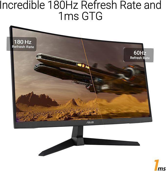ASUS TUF Gaming 27” 1080P Curved Monitor – Full HD, Extreme Low Motion Blur Sync - Image 3
