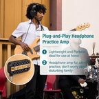 Bass Headphone Amp Portable Mini Practice Amplifier - Image 5