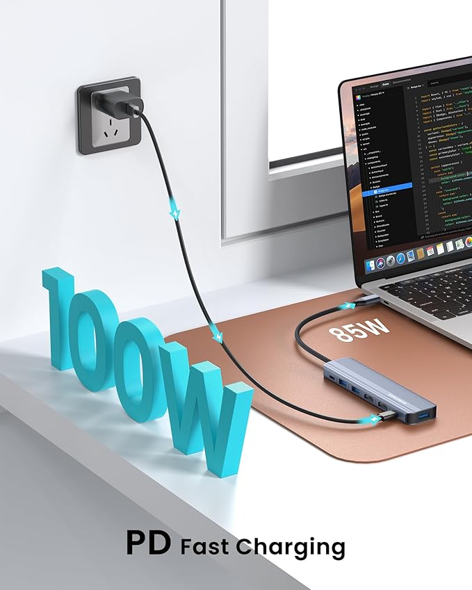 USB C Hub Docking Station Dual Monitor - Image 6