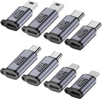 USB C/Lightning to Micro USB Adapter, Type C to Lightning Converter, USB C to by Jadebones