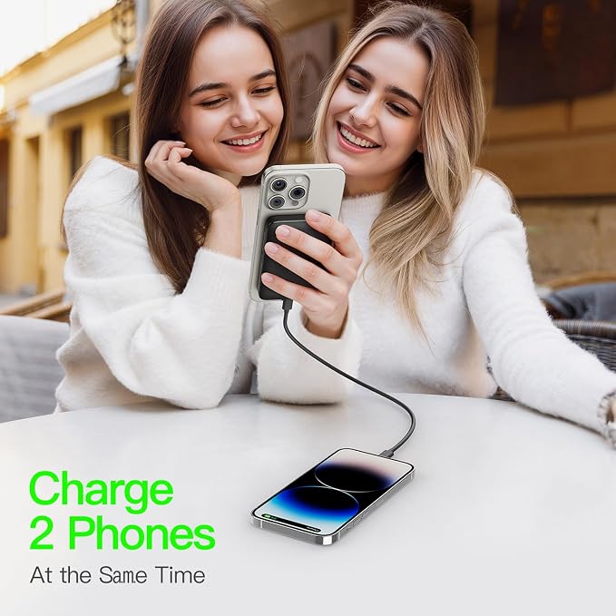 2025 Magnetic 15W Power Bank for iPhone, 5000mAh Magsafe Battery Pack - Image 7