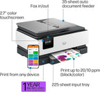 HP OfficeJet Pro 8139e Wireless All-in-One Color Inkjet Printer, Duplex - Image 6