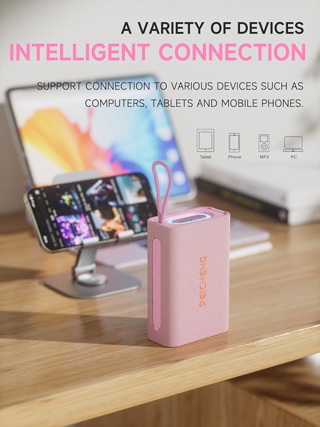 Speaker, Portable Wireless Bluetooth Speakers, Waterproof Loud Stereo Sound - Image 4