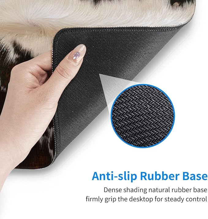 Gaming Mouse Pad, Large Non-Slip Rubber Base Mousepad, Keyboard Mouse Mat - Image 6