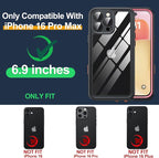 for iPhone 16 Pro Max Case Waterproof, Built-in Privacy Screen & HD Screen - Image 8