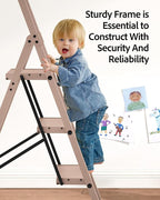 Taranta 3 Step Ladder, Lightweight Aluminum Step Stool - Image 5