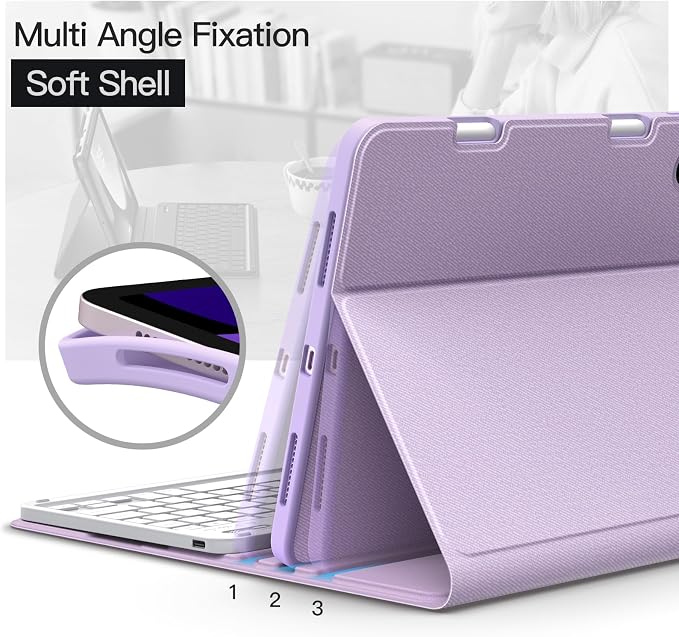 JETech Keyboard Case for iPad Air 11-Inch M3/M2, iPad Air 5th/4th - Image 5