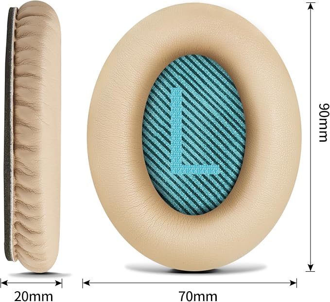 Headphones Replacement Ear Pads, Protein Leather earpad Cushions - Image 3