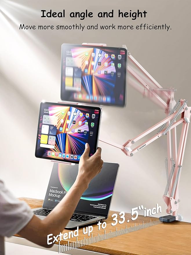 Foldable Tablet Stand, Tablet Mount Adjustable - Image 5